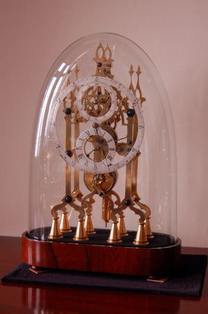 Lovely Early 19th Century Fusee Skeleton Clock