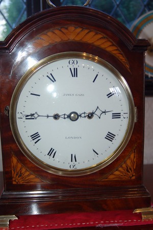 Antique Bracket Clock by James Gaze - London C1795 - Image 2