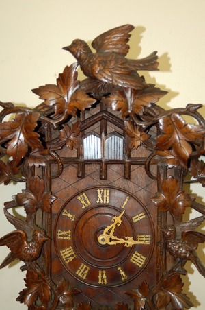 Cuckoo and Quail C1900 wall clock - Image 2
