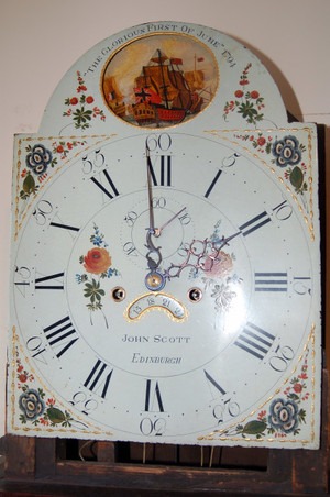 Antique Grandfather Clock by John Scott - Edinburgh C.1795 - Image 3