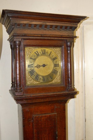 Antique Grandfather Clock by Henry Jerard - Hindon C.1750 - Image 2