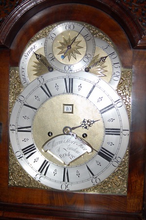 Antique Grandfather Clock by Marmaduke Storr- foot of London Bridge, London C.1740 - Image 3