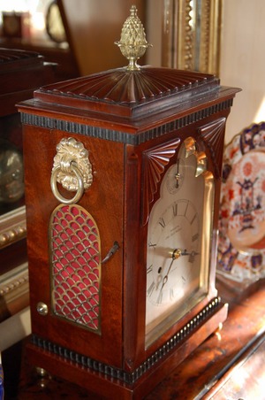 Antique Bracket Clock by Hanson - London C1840 - Image 4