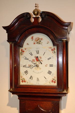 Antique Grandfather Clock by Deacon - Barton C.1780 - Image 4