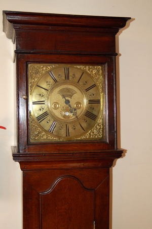 Antique Grandfather Clock by Simon Thorne - Tiverton C.1705 - Image 4