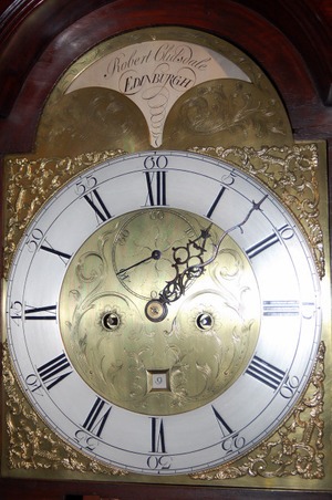 Antique Grandfather Clock by Robert Clidsdale - Edinburgh C.1785 - Image 5