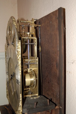 Antique Grandfather Clock by Marmaduke Storr- foot of London Bridge, London C.1740 - Image 6