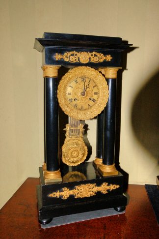 French Portico Clock