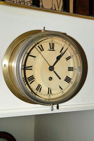 brass ships clock