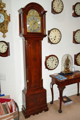 London mahogany longcase clock C1778