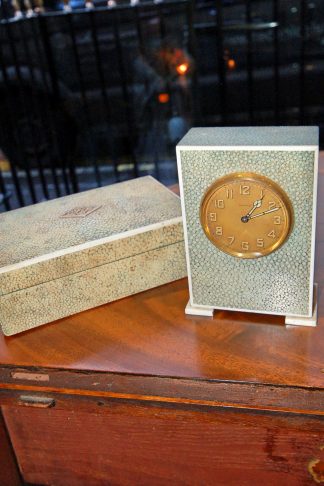 Shagreen clock