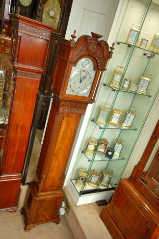 lovely chippendale style clock from C1900
