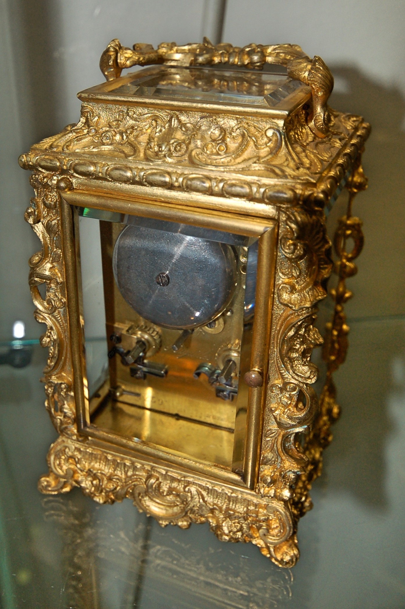 Ornate French Striking Carriage Clock C1900 - Image 2