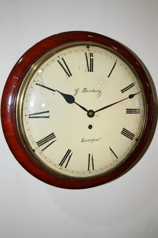 Antique Wall Clock by Donking - mid 19th century