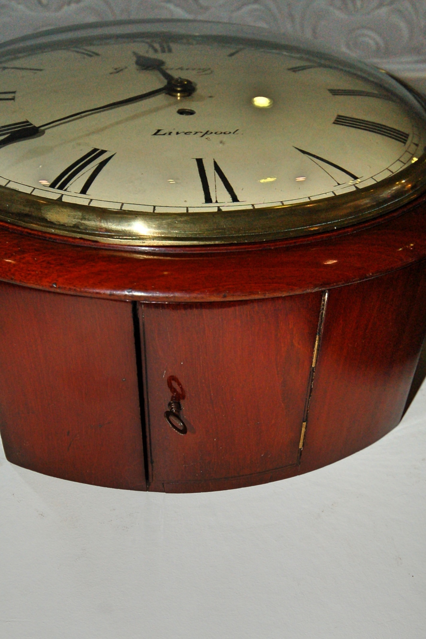 Antique Wall Clock by Donking - mid 19th century - Image 2