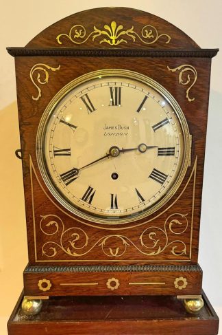 Antique Bracket Clock by James Bush - London C1825