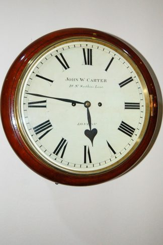 twin fusee hour strike wall clock 18th century