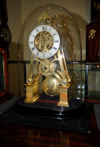 Lovely skeleton clock by Burditt Peterborough