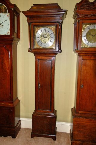 rare oak clock by Whitehurst Congleton