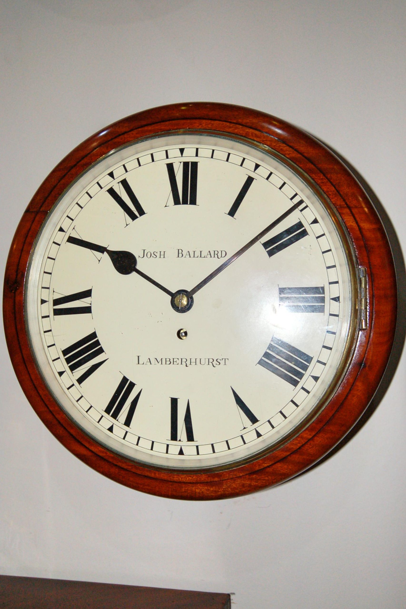 Antique Wall Clock by Joseph Ballard - Lamberhurst C1860