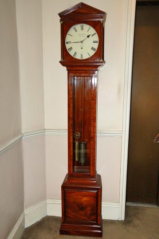 mahogany Scottish grandfather clock 19th century