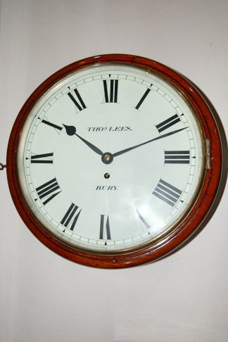 Antique Wall Clock by Thomas Lees - Bury mid 19th century
