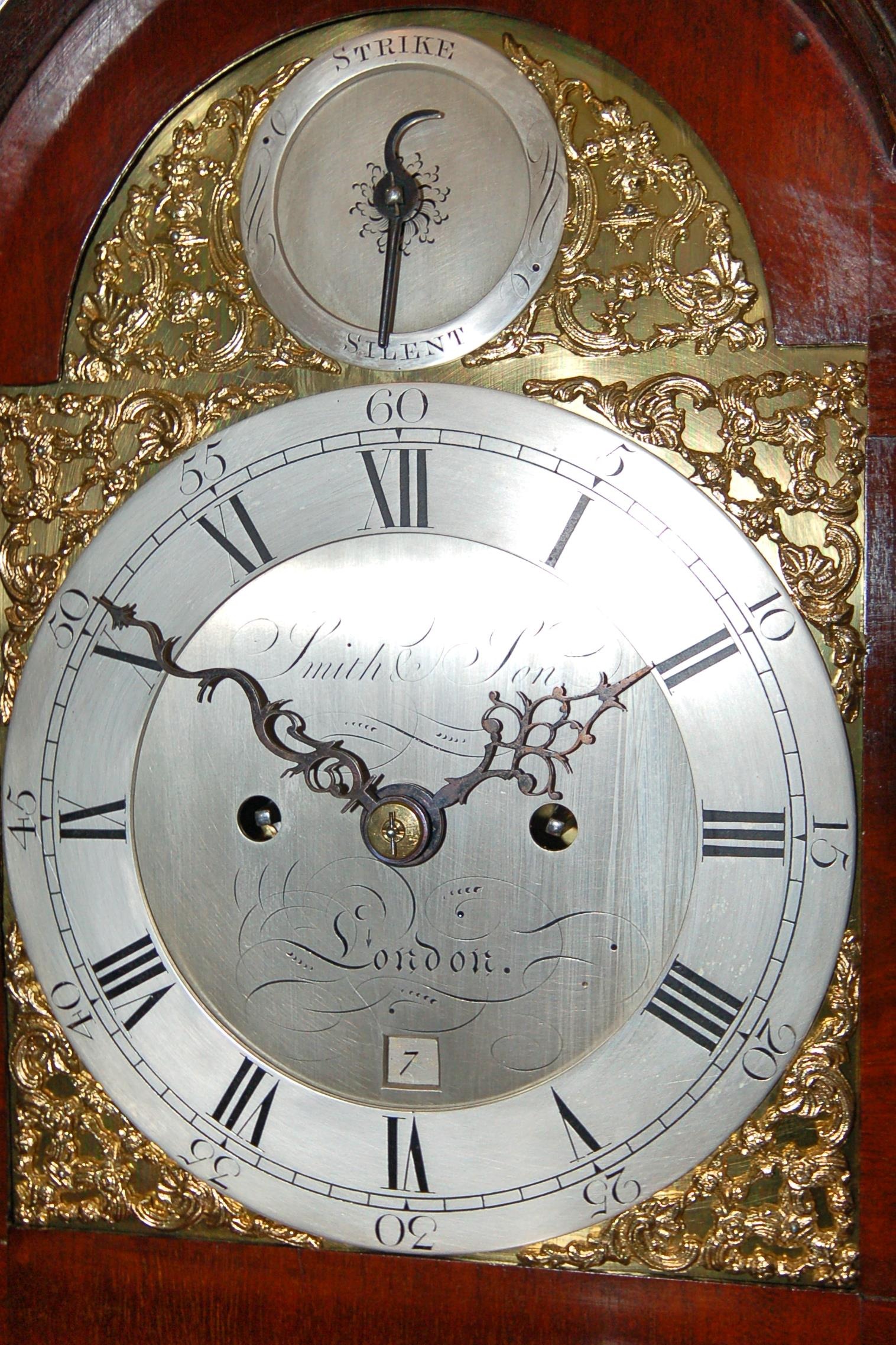 Antique Bracket Clock by Smith & Son - London C1780 - Image 2