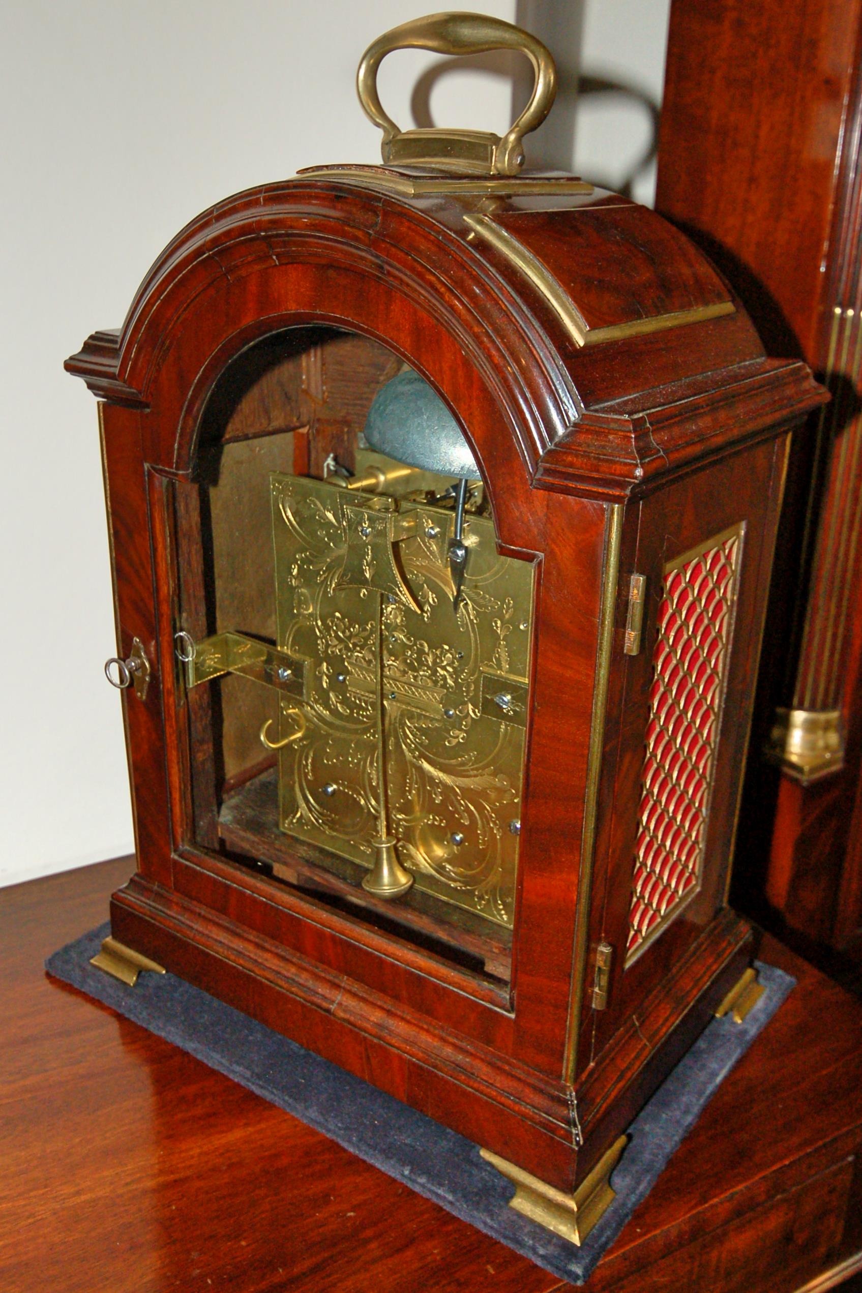 Antique Bracket Clock by Smith & Son - London C1780 - Image 3