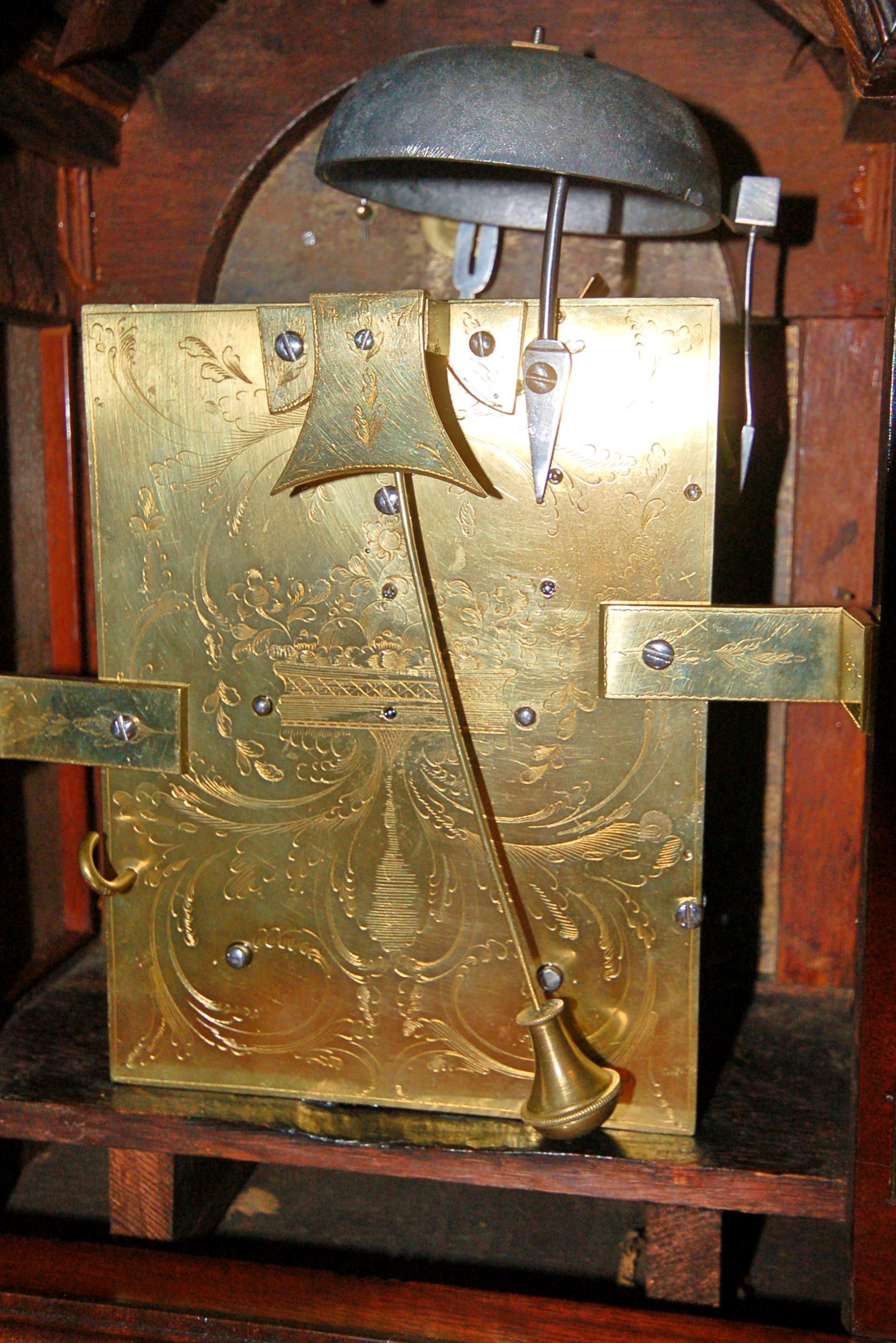 Antique Bracket Clock by Smith & Son - London C1780 - Image 4