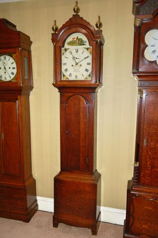 Antique Grandfather Clock by Henry Howes - Ballingdon C1825