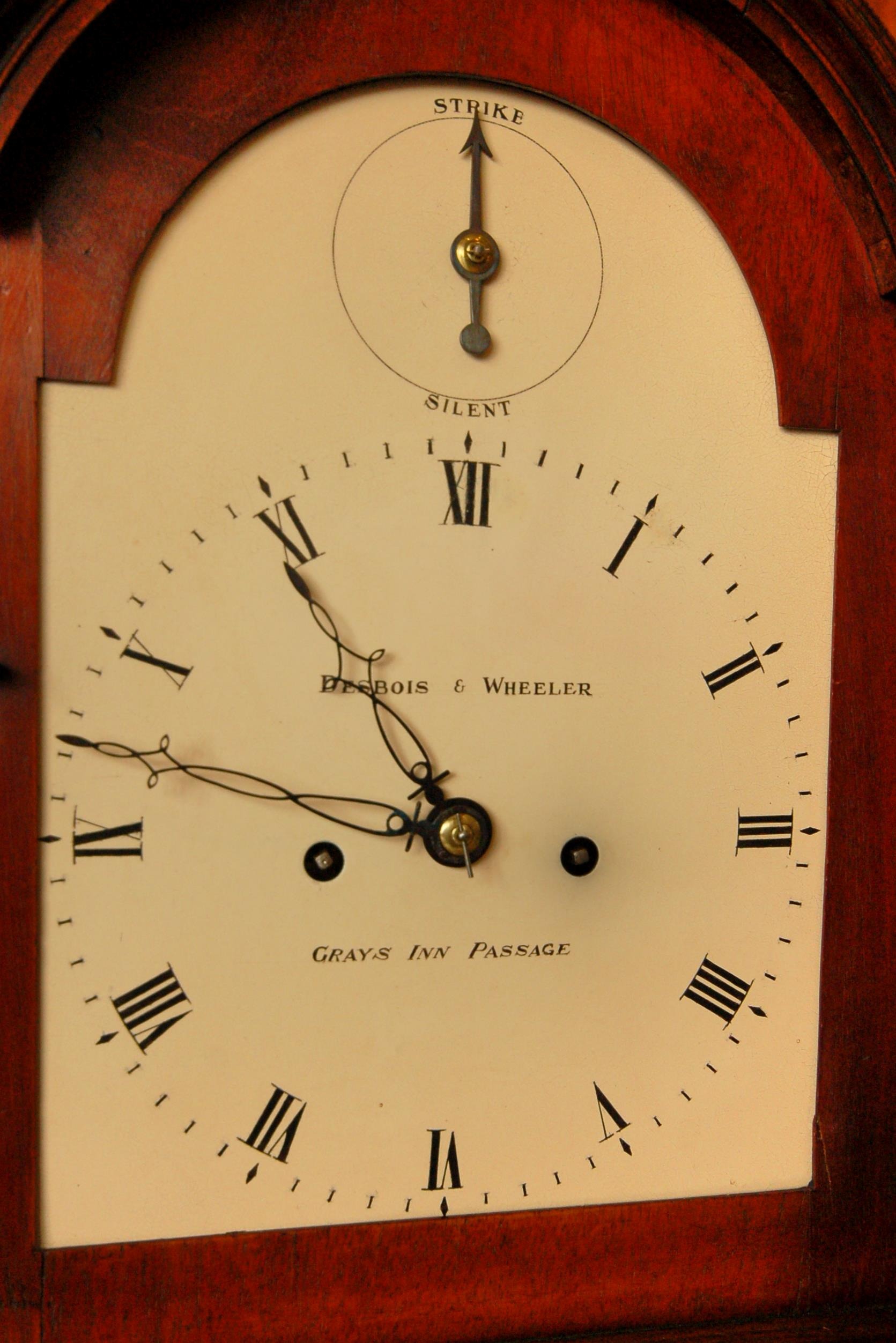 Antique Bracket Clock by Desbois and Wheeler - London C1790 - Image 2