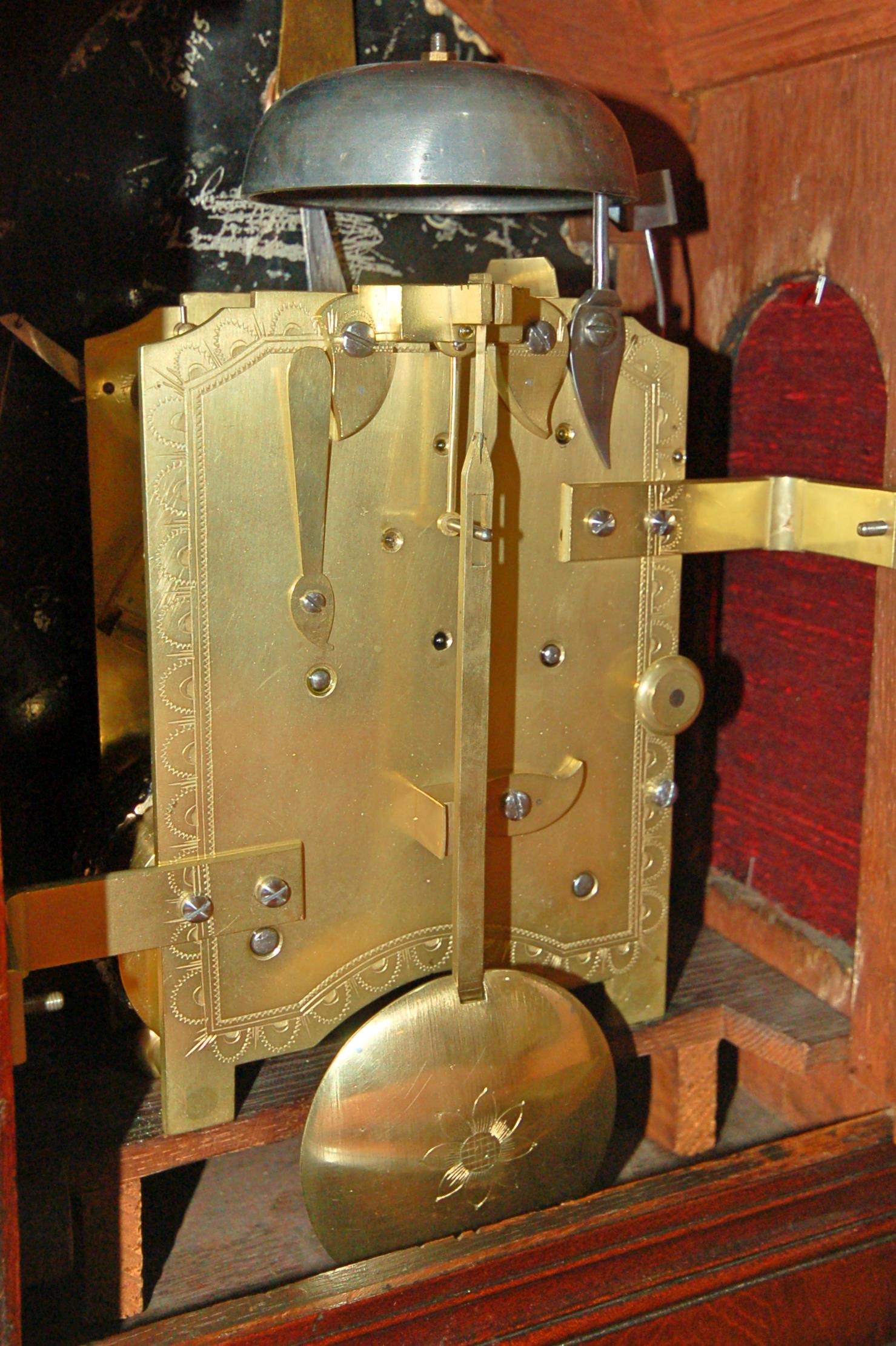 Antique Bracket Clock by Desbois and Wheeler - London C1790 - Image 3