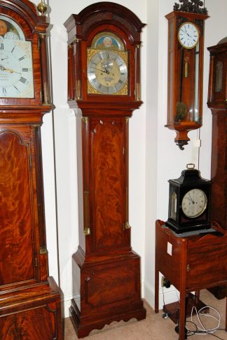Antique Grandfather Clock by John Crouch - Knightsbridge C1775