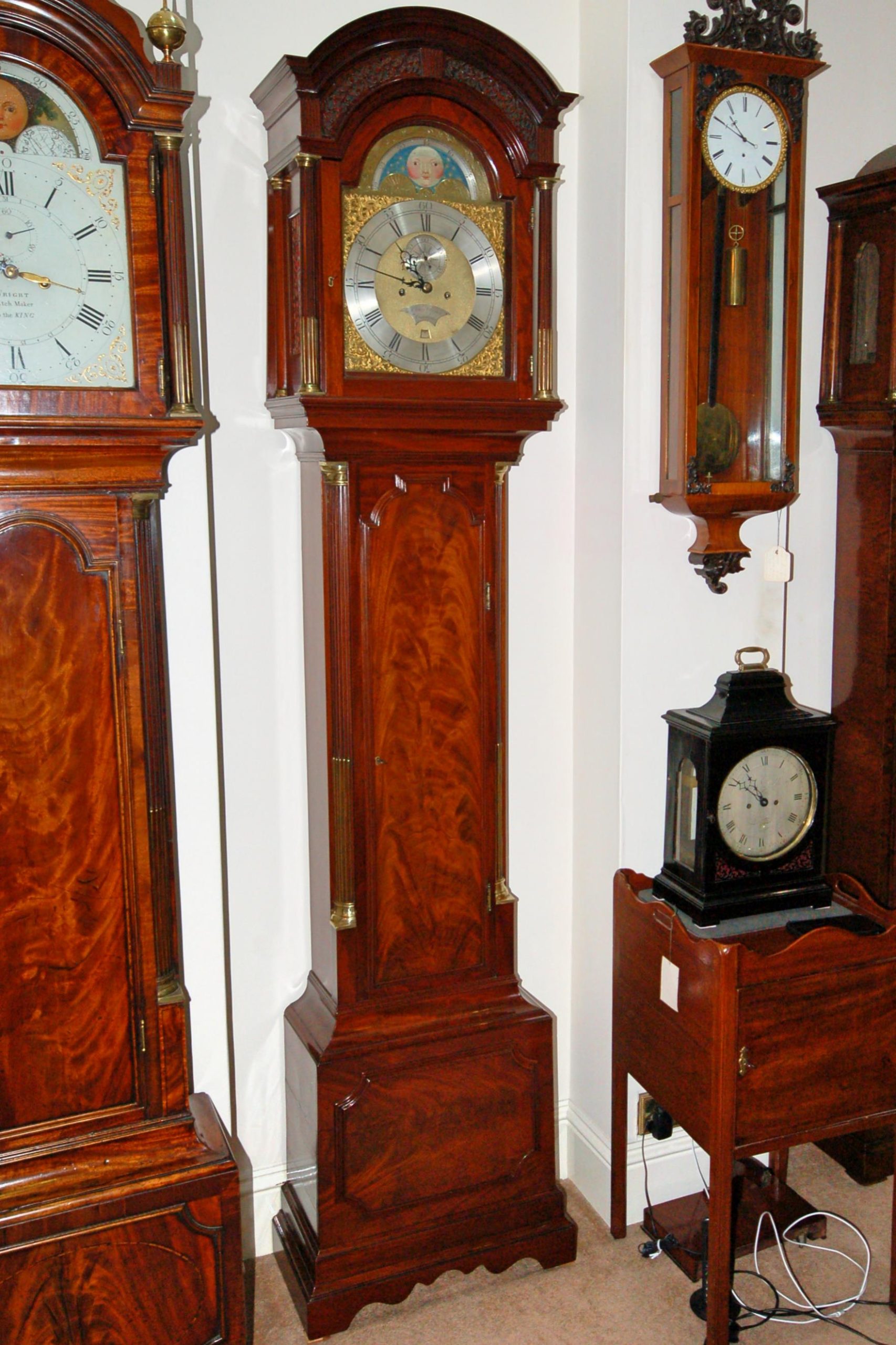 Antique Grandfather Clock by John Crouch - Knightsbridge C1775