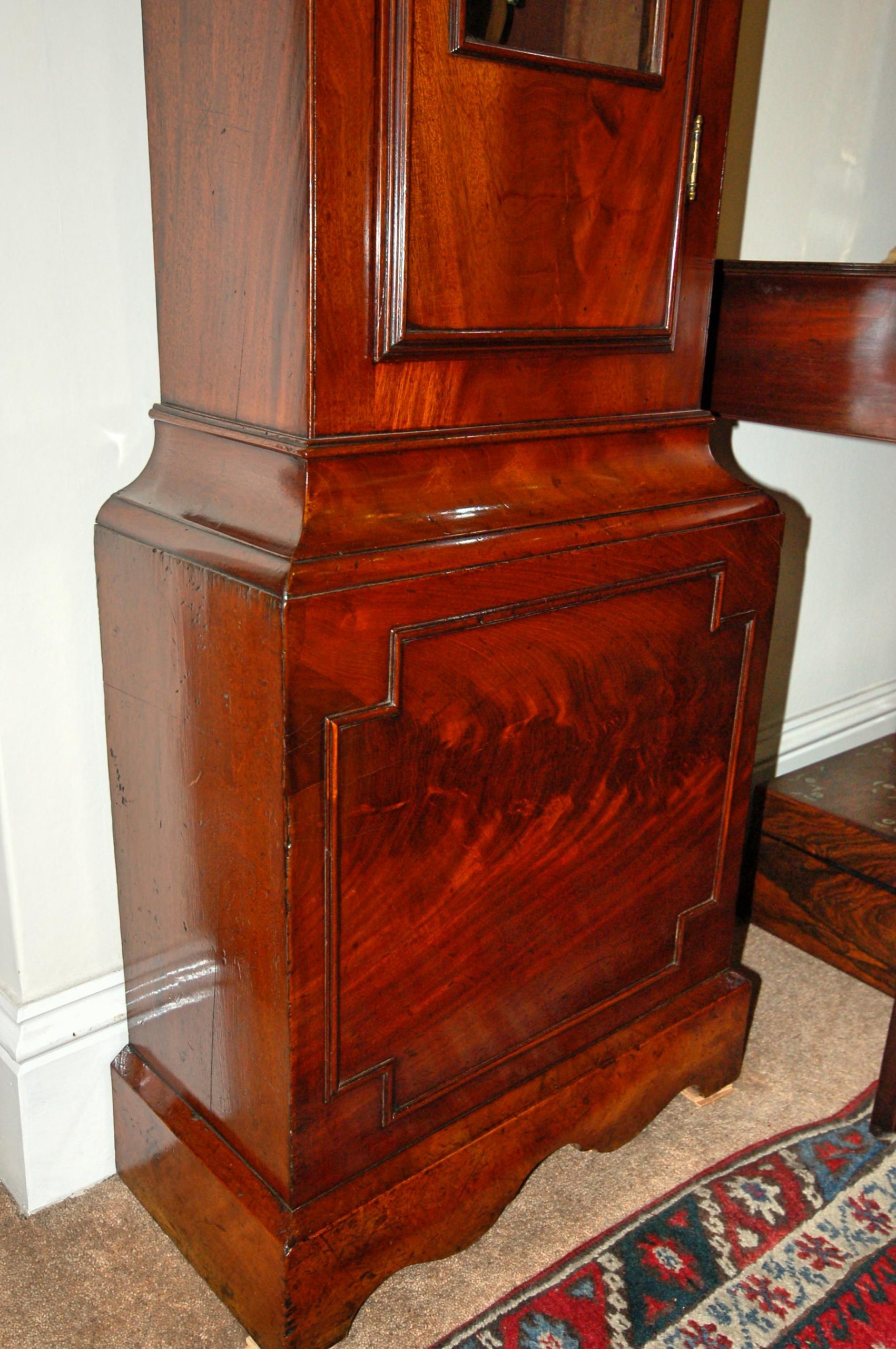 Antique Grandfather Clock by John Wilson Peterborough C1790 - Image 3