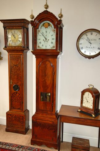 Antique Grandfather Clock by John Wilson Peterborough C1790
