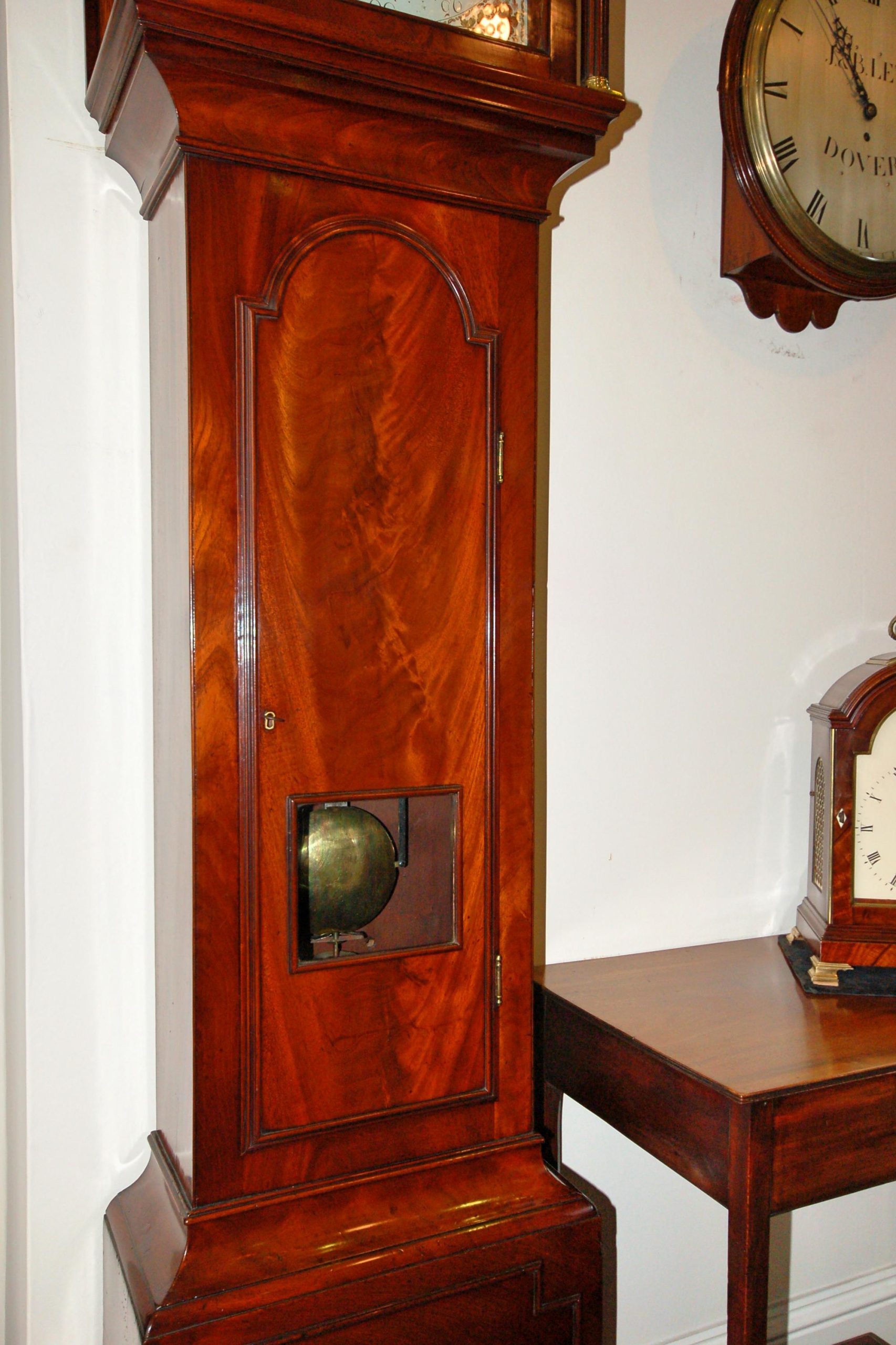Antique Grandfather Clock by John Wilson Peterborough C1790 - Image 4