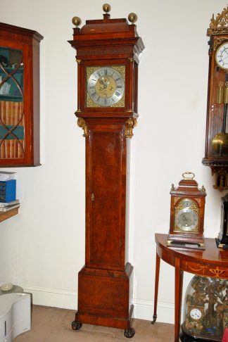Antique Grandfather Clock by John Wainwright- Wellingborough C1740