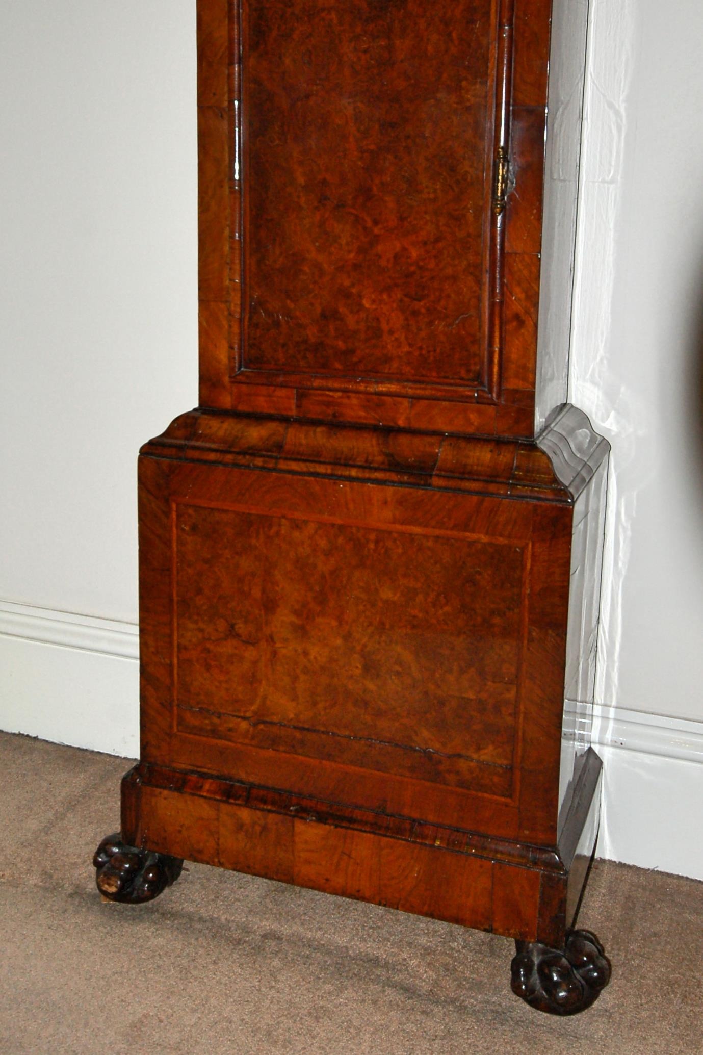 Antique Grandfather Clock by John Wainwright- Wellingborough C1740 - Image 5